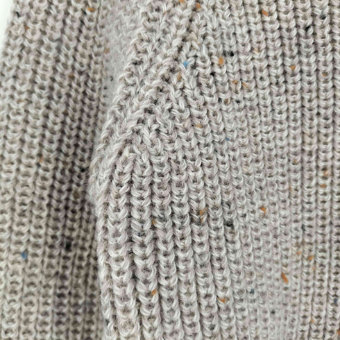 アランクラフト aran crafts 90s アイルランド製 ネップ ローゲージニット メンズ import:S